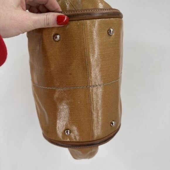 Tod's Womens Cowhide Calf Leather Shade Shopping Media Shoulder Tote Bag Brown - Picture 12 of 16